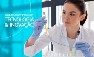 Lab technician testing a sample