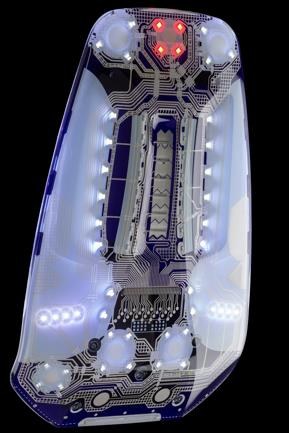 IMSE smart molded structure with integrated lighting and electronics